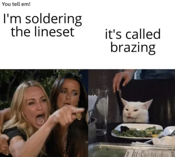 Soldering The Lineset