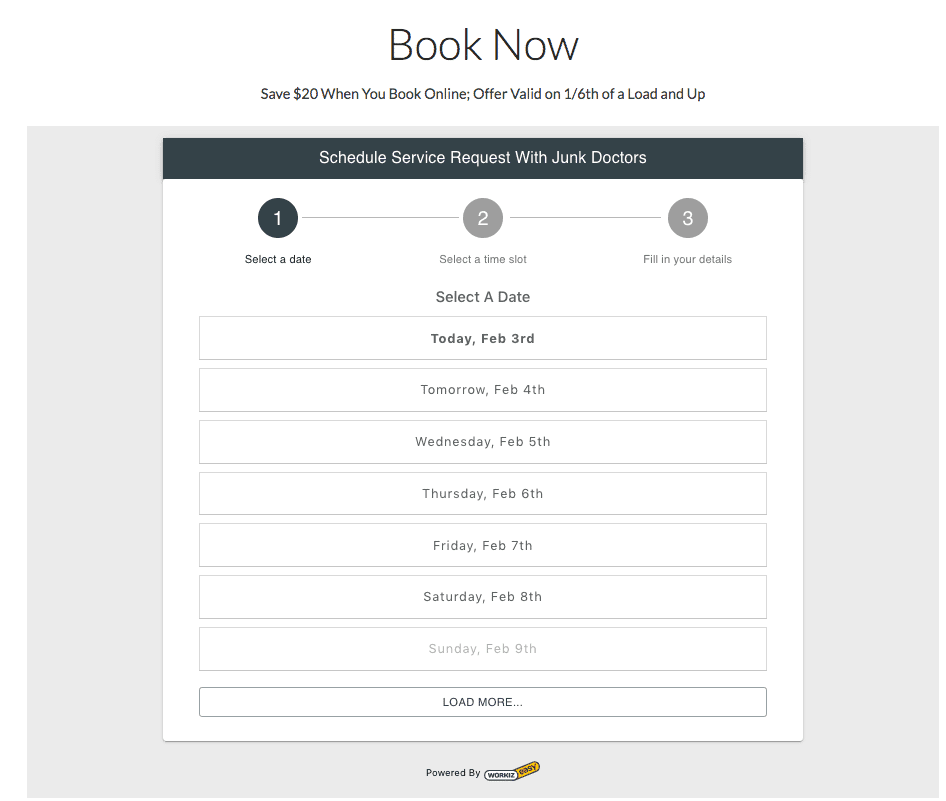Junk Doctors schedule online