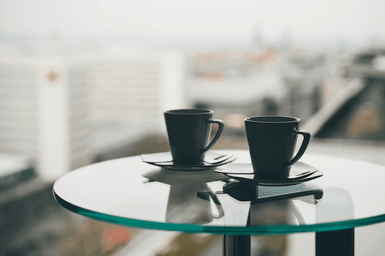 2 cups of coffee