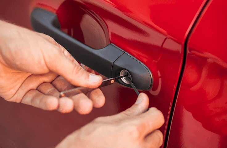 locksmith tools in action