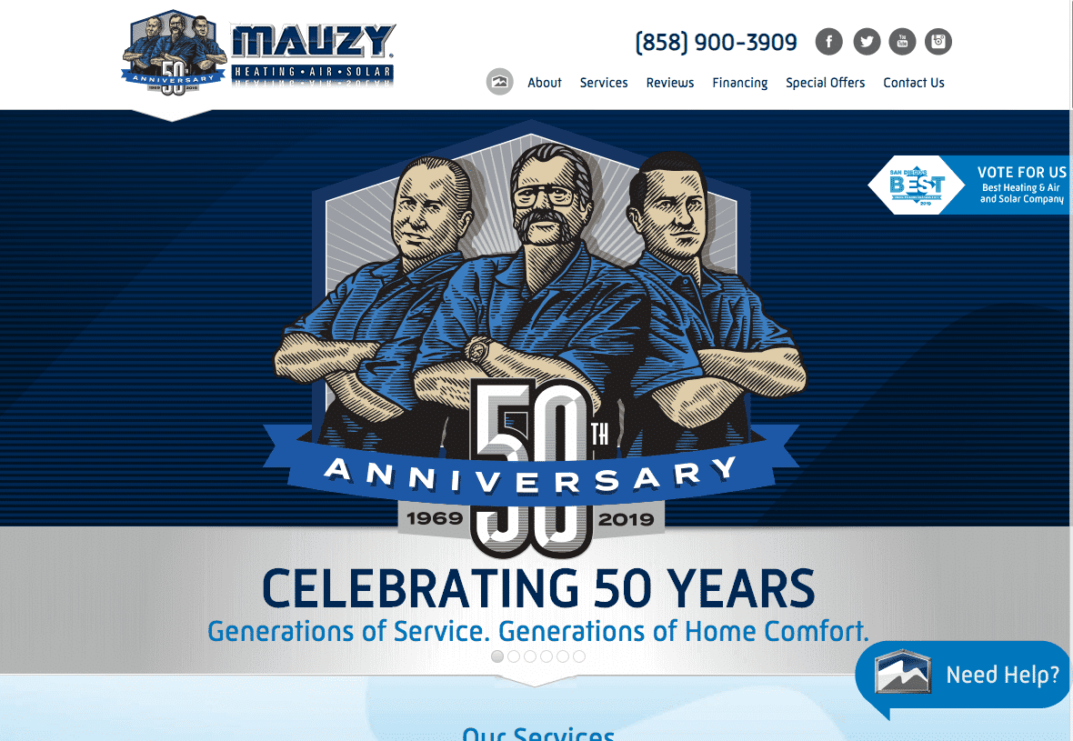 Mauzy Heating, Air and Solar