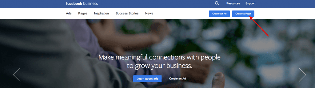 Facebook page
