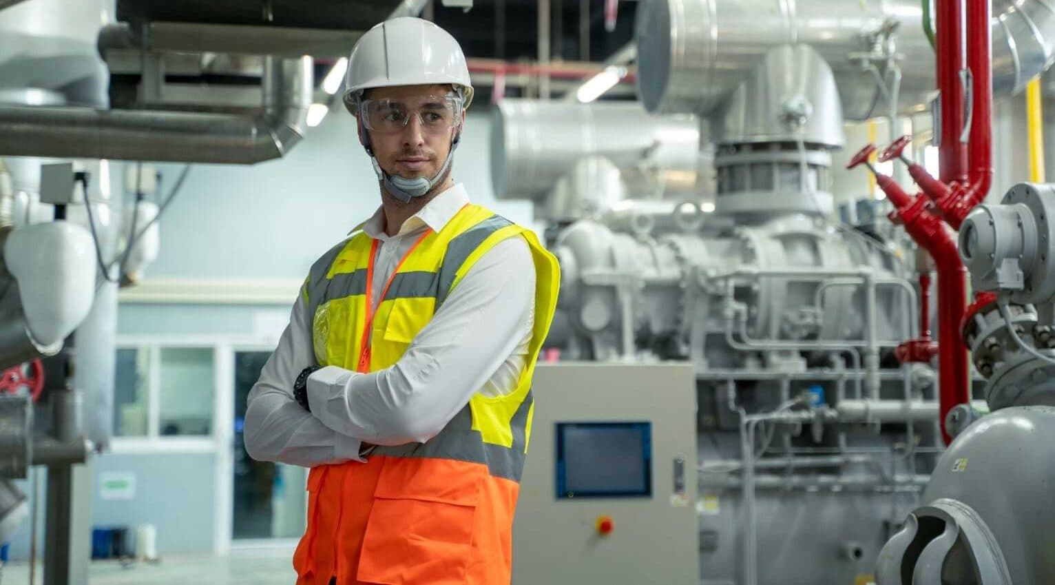 Hvac Tech Looking Over His Shoulder 1 Aspect Ratio 1472 816