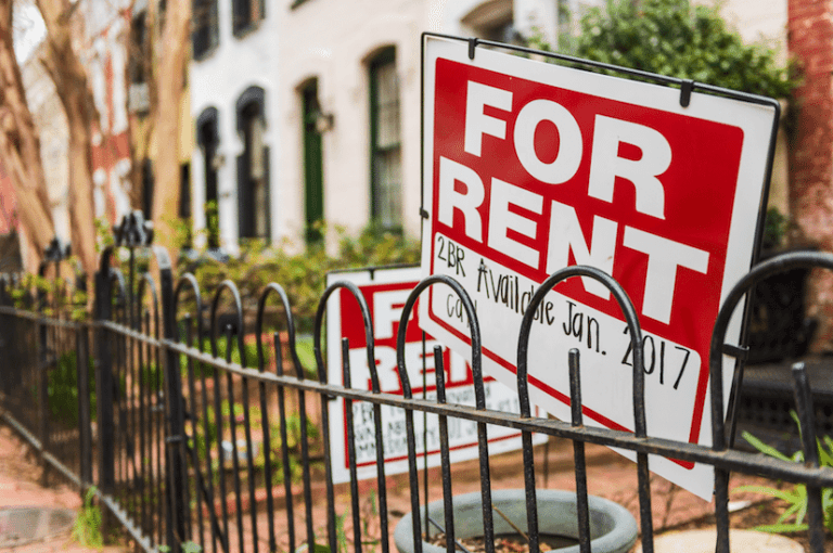 for rent sign