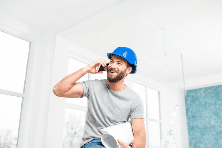 technician on the phone