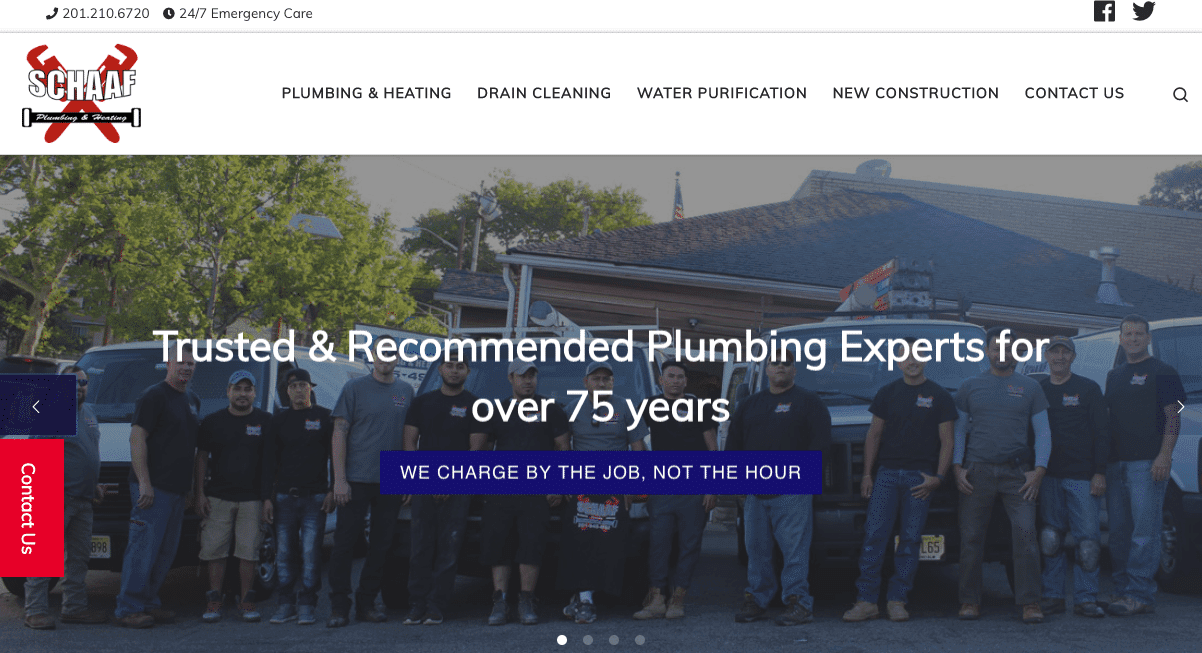 Schaaf Plumbing screenshot