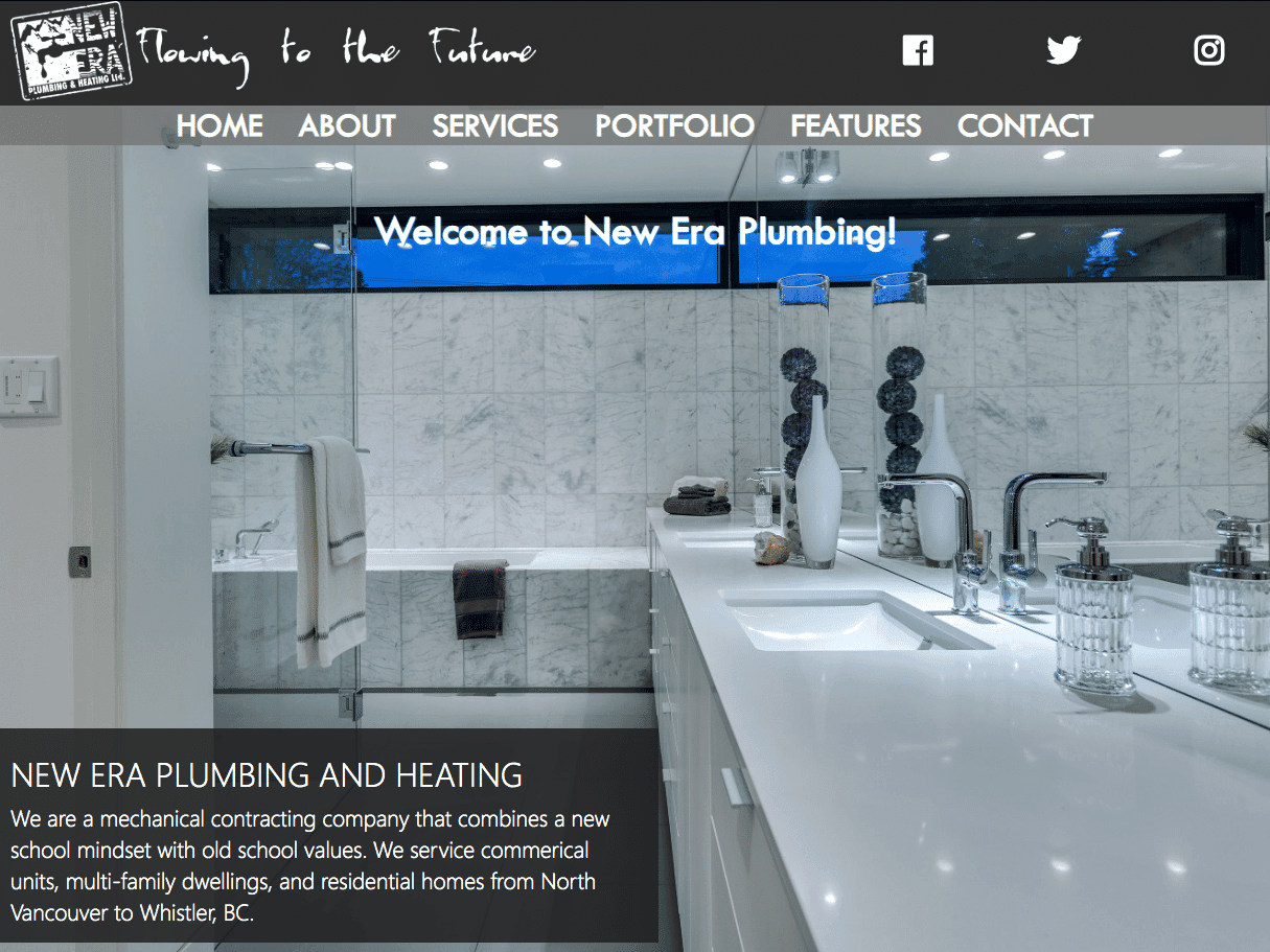 New Era Plumbing screenshot